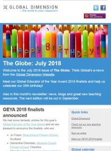 July issue of the Globe